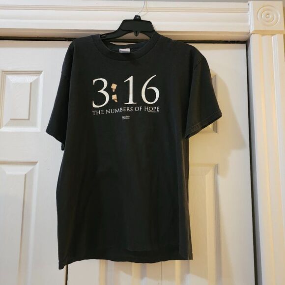 Tennessee River Men's The Number Of Hope Print Crew Neck T-Shirt Size Large - Picture 2 of 5